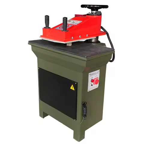 Small 12-Ton Swing Arm Hydraulic Cutting Machine for Leather Production GSB Swing Arm Cutting Machin