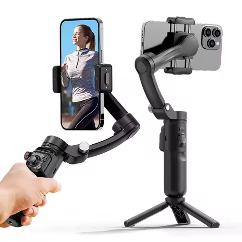 M02 New 3-Axis Handheld Gimbal Stabilizer for Smartphone with Wireless Remote for iPhone Android Pho