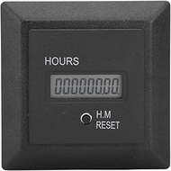 Digital Display Hour Meter, HM - 1R AC 100-240V Timer with High Accuracy 50/60Hz Universal Use for M