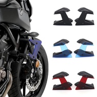 2021 Side Downforce Naked Spoilers Fixed Wing Winglet Fairing Wings Deflectors For Yamaha MT07 MT 0