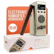 Cigar Oasis Excel 3.0 Cigar Humidor Humidifier -Electric Humidor Humidifier w/ LCD Display, Soft-Tou