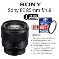 SONY FE 85MM F/1.8 LENS ORIGINAL (1 YEARS WARRANTY) SONY LENS ORIGINAL 85MM F/1.8 LENS 85MM 85MM 85M