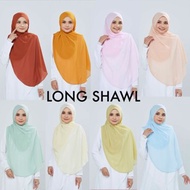LONG SHAWL HEAVY CHIFFON (Panjang 2m)