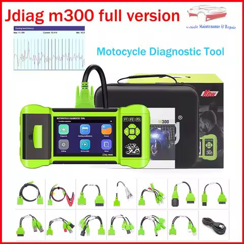 New JDiag M300 Full Motorcycle Diagnostic Scanner Helps the Technician to Diagnose Problems motorcyc