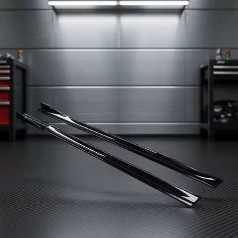 Universal 86.6 Inch Side Skirts Rocker Panels Extensions For Audi A3 8V A4 B8 BMW X5 E70 E90 G20 F20