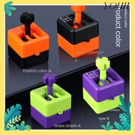 YOHII Transmission Keychain Toy, Manual Decompression Toy Carrot Gear Handle, Finger Toy Gear Shifte