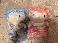 1999年絕版 麥當勞×HelloKitty公仔 結婚公仔