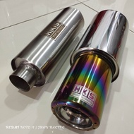 knalpot mobil racing hks gronel+resonator suara bas adem