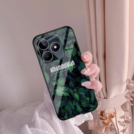 (U065) Realme C53 C51 Glass Softcase - Realme C53 C51 Hp Casing- Beautiful Case Realme C53 C51 - Coo