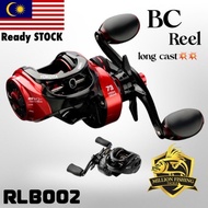 【RLB002】High Quality BaitCasting Reel Mesin BC Fishing Reel Kuroda YOKOTA SEIKO Long Casting BC Murah 10KG Drag