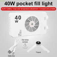 MIQUEL RGB LED Camera Light, 40W 2800-9000K Mini LED Video Lamp, Lightweight Adjustable CRI/TLCI 90+