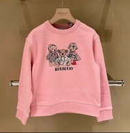 BURBERRY Kids 童裝正品💥限時優惠💥 2025 新款粉紅色Teddy bear款毛圈衛衣 成人女裝可穿大碼 可親子 母女裝 全新連吊牌 (官網售約$3900)🩷查詢更多實物圖片/瀏覽更多本
