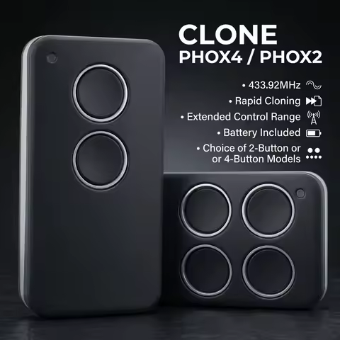 Clone PHOENIX 2 4 PHOX4/2 Remote Control 433.92MHz Handheld Transmitter for TXC TRC TSC4 HANDY Garag