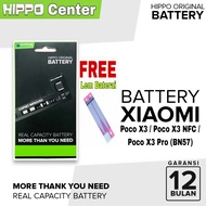 Baterai Hippo Pocophone X3 / Poco X3 NFC / Poco X3 Pro Battery BN57