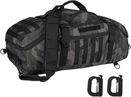 Travel Gym Duffle Bag Tactical, Gear Bag for Men Women, Large Duffle Bag for Travel, 3 in 1 Shoulder