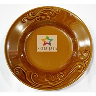 CACAS 8.5 INCH LUCKY CERAMIC DINNER PLATE/ FREE BUBBLE WRAP INSIDE AND OUT