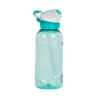 QUECHUA Hiking Water Bottle Instant Stopper with Straw 900 Tritan 0.5 Litre - Green CN