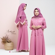 GAMIS ARASYA DRESS CURRANT SIZE L XL GAMIS ONLY by ATHIYYAH