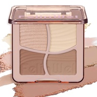 Highlight Contour Makeup Palette Effortless Blending Matte Shimmer Highlighter Palette and Bronzer P