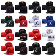 Jor-dan Men Women Hip-hop Adjustable Flat Brim Outdoor Sports Hat Elastic -gy23