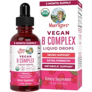 MARYRUTH'S Organic Vitamin B Complex, Biotin, Vitamin B12, Niacin, Folate | B Vitamins Complex, Biot
