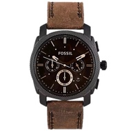 Authentic Original Fossil Mens Machine Mid Size Chronograph Leather Watch FS4656 Jam Tangan Lelaki F