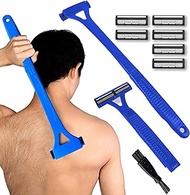 Body hair trimmer for men, back shaver 3.0 with Long Handle, man scape razors for shaving, dollar sh