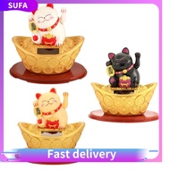 [SUFA]Lucky Cat Lucky Cat Wealth Waving Hand Fortune Welcome Craft Shop Hotel Decor