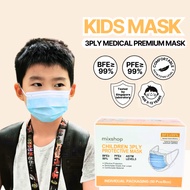 mixshop Children Medical Mask, Surgical Mask & Face Mask, Tested by SG Authorized Laboratory BFE>99%