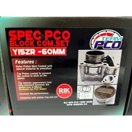 Flashmotor KZR CYLINDER BLOCK SPEC PCO BLOCK RACING COMPLETE SET SIZE 60mm 62mm 63mm Y15ZR Y16ZR RS1
