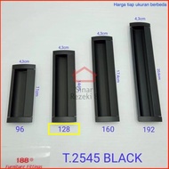 Handle Tanam 2545 HITAM Tarikan Geser Pintu Handel Lemari Aluminium Handel Laci Sliding Minimalis 91