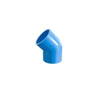 pvc blue fittings elbow 45° pipe 1/2 3/4 1inch