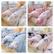 1 PC 100% Cotton Cartoon Quilt Cover Cute Kitty Print Comforter Cover For Girls Single Queen Size Du