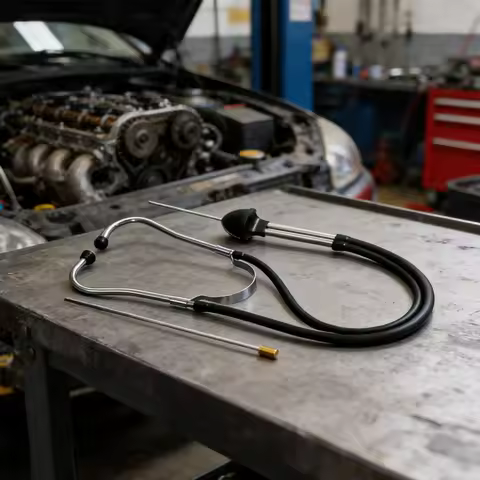 1pc Car Engine Stethoscope: Diagnose Your Engine's Health with This Professional Tool!