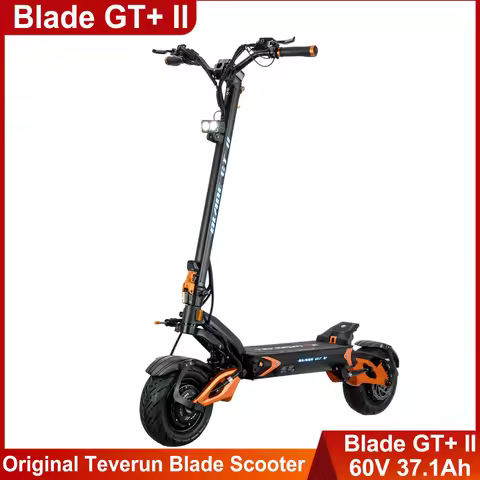 EU Stock Blade GT II 60V 37.1Ah Dual Motor 1600W*2 Top Speed 85km/h Full Hyd Disc Brake Finger Throt
