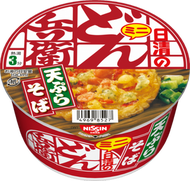 日清咚兵衛天婦羅蕎麥麵迷你西 46g