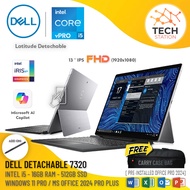 DELL DETACHABLE 7320 | CORE i7 | UP TO 16GB RAM & 512GB SSD | 1.1KG | 13'' TOUCHSCREEN | WIN 11 PRO