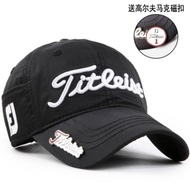 หมวก Titleist หมวกแก๊ปโผล่บูติกฤดูใบไม้ผลิและฤดูร้อนเทรนด์ Unisex แฟชั่นสไตล์ร้อนอเนกประสงค์หมวกกอล์ฟเบสบอลไฮเอนด์ J.lindeberg DESCENTE