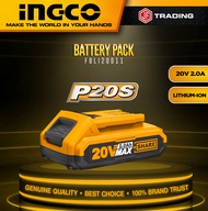 INGCO Lithium-Ion Battery Pack 20V FBLI20011♦JF TRADING♦