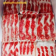 daging slice yoshinoya 500gr shortplate / Frozen food