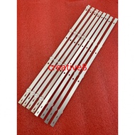 New 8 PCS/set LED Backlight strip for 49U5070 49DL4012N 49PUF6032 K490WDC1 A4 4708-K49WDC-A4113N01 A