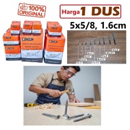 X1Box Wood Screws 5 x 5/ 8 inch Length 1.6cm CML Bright Mild Steel Wood Screws