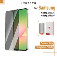 For Samsung Galaxy A55 A56 Tempered Glass Lereach CF Series Privacy Screen Protector For Galaxy A35 