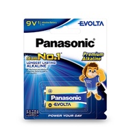 Panasonic EVOLTA 9V Alkaline Battery 6LR61EG/1B for Smoke Detectors, Microphones & Electronics