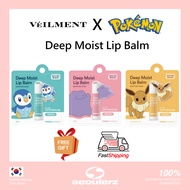 [Veilment X Pokemon] Deep Moist Lip Balm 3 Types 4.5g