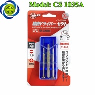 Conso CS 1035A watch screw set has 3 black head parts