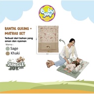 Baby Joy Mattress Baby Sleeping Mat and Pillow Set Jungle Joy Series