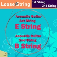 Acoustic Guitar String Loose E-1st String and B-2nd String. Gitar tali. Yamaha. Gibson. Fendar. Ibanez. Kapok semau ok