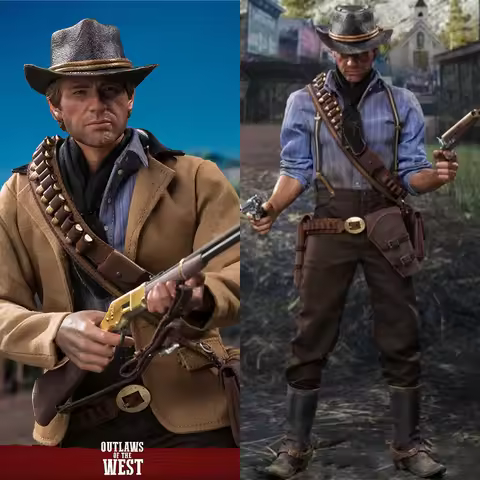 LIMTOYS 1/6 LIM008 Western Cowboy Gunner Arthur Figures Model 12'' Men Soldiers Full Set Action Body