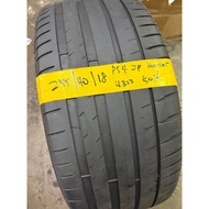 Used Tires 1pcs 255/40/18 Michelin Pilot Sport 4 zp Runflat (Year 2022)